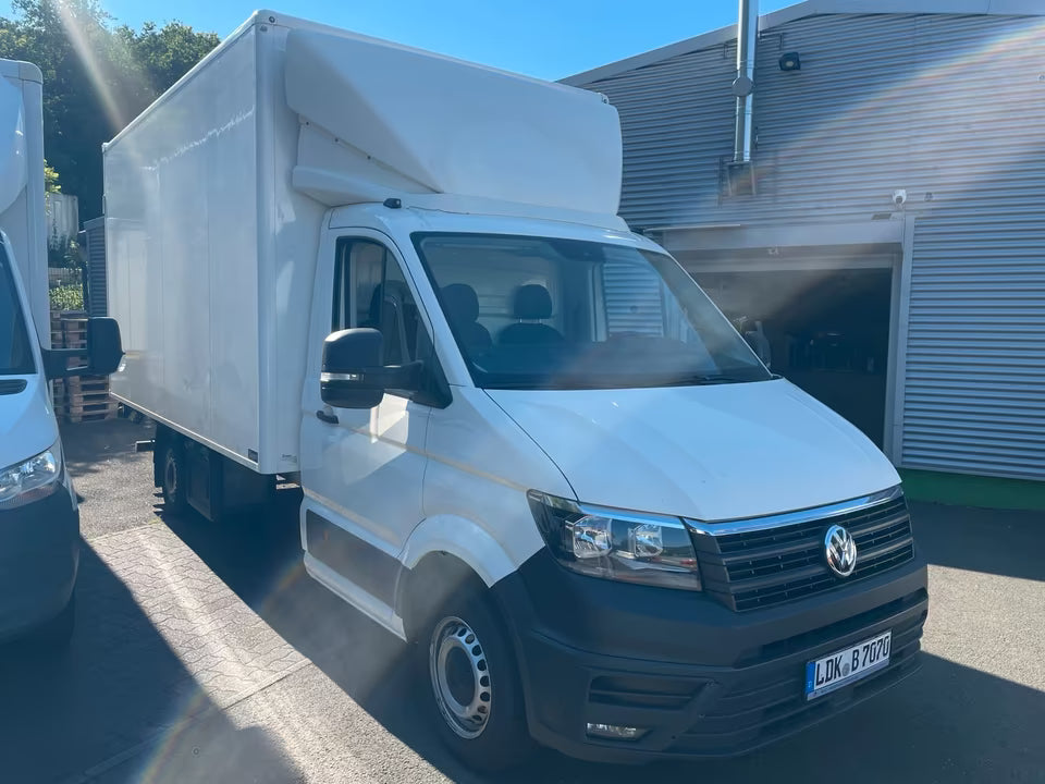 VW Crafter 3,5 t Koffer mit Hebebühne TDI Transporter Automatik